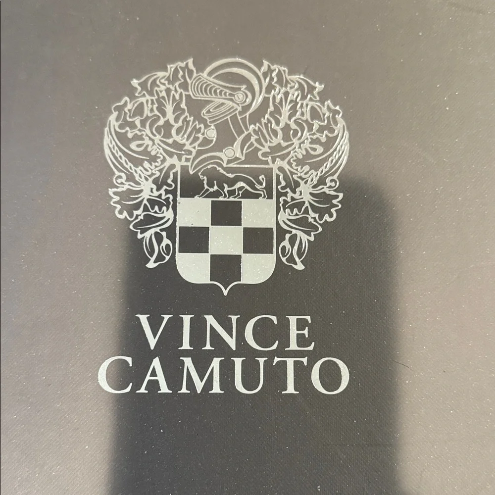 BNIB Vince Camuto Black Boots with Gold Accents - Picture 3 of 3